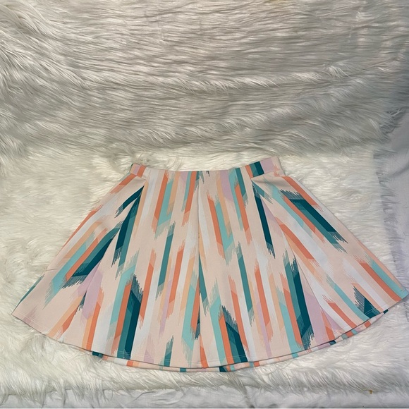 Decree Pink Multicolored Summer Skirt - Picture 2 of 7